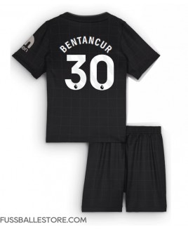 Günstige Tottenham Hotspur Rodrigo Bentancur #30 Auswärts Trikotsatzt Kinder 2025-26 Kurzarm (+ Kurze Hosen)